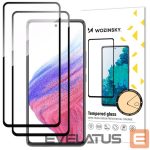Защитное стекло Wozinsky  Wozinsky 2x Full Glue Tempered Glass Samsung Galaxy A54 5G 9H Full Screen Tempered Glass with Black Frame 