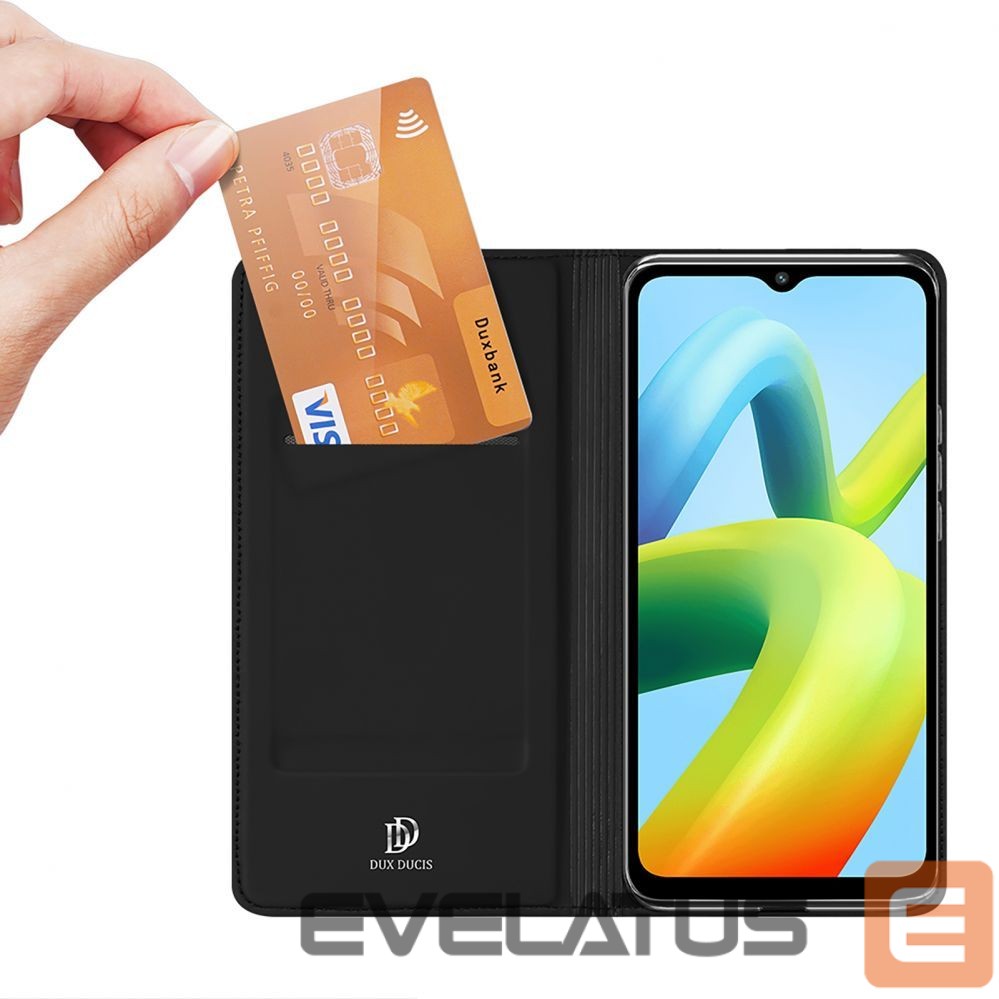Чехол на заднюю панель Dux Ducis Dux Ducis Skin Pro Case for Xiaomi Redmi A1+ Flip Card Wallet Stand Black