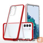 Чехол на заднюю панель Hurtel  Red || Transparent 