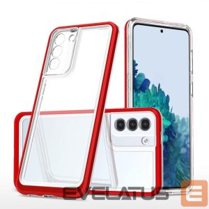 Чехол на заднюю панель Hurtel  Red || Transparent 