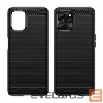 Чехол на заднюю панель Hurtel  Carbon Case for Realme 10 5G / Realme 9i 5G Flexible Silicone Carbon Cover Black 