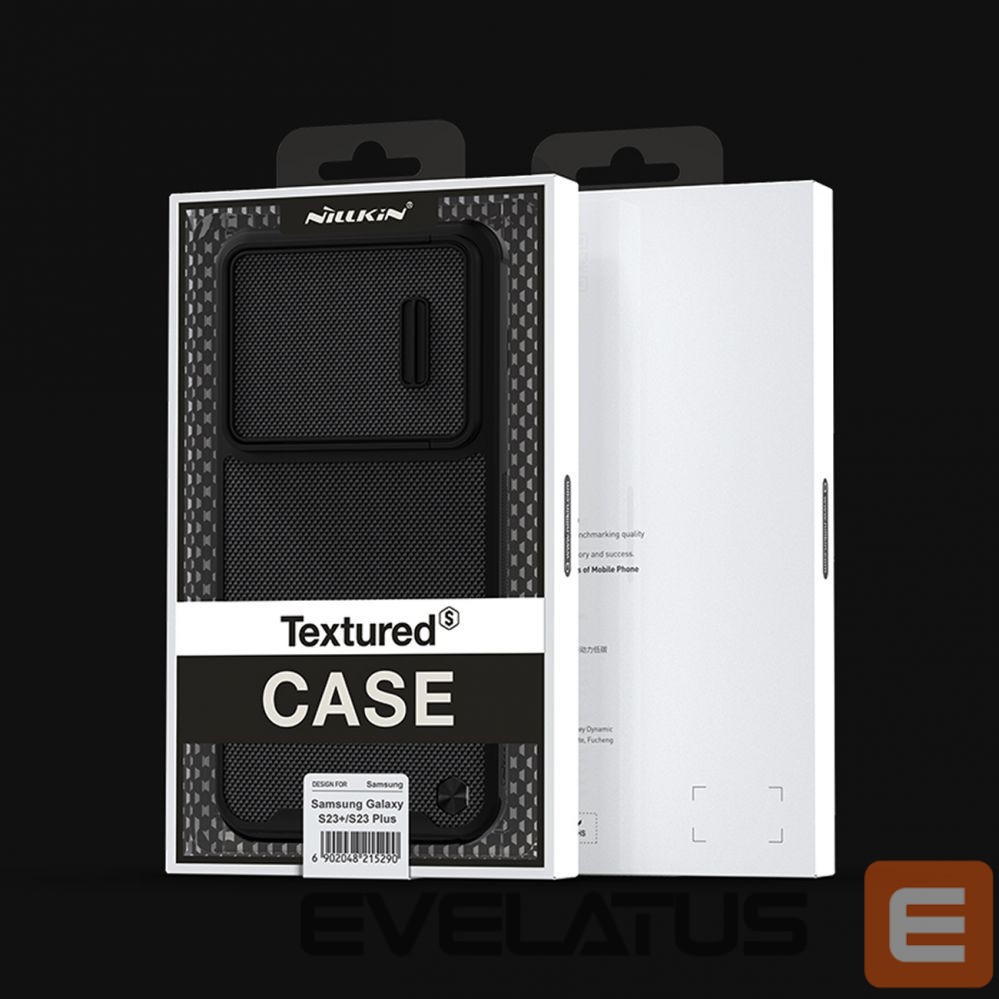 Чехол на заднюю панель Nillkin Nillkin Textured S Case for Samsung Galaxy S23, armored cover with camera cover, black