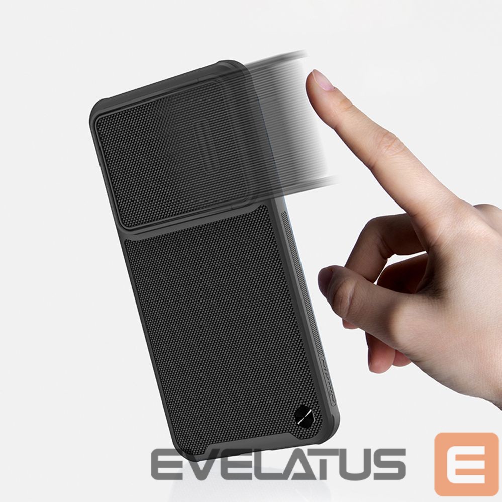 Чехол на заднюю панель Nillkin Nillkin Textured S Case for Samsung Galaxy S23, armored cover with camera cover, black