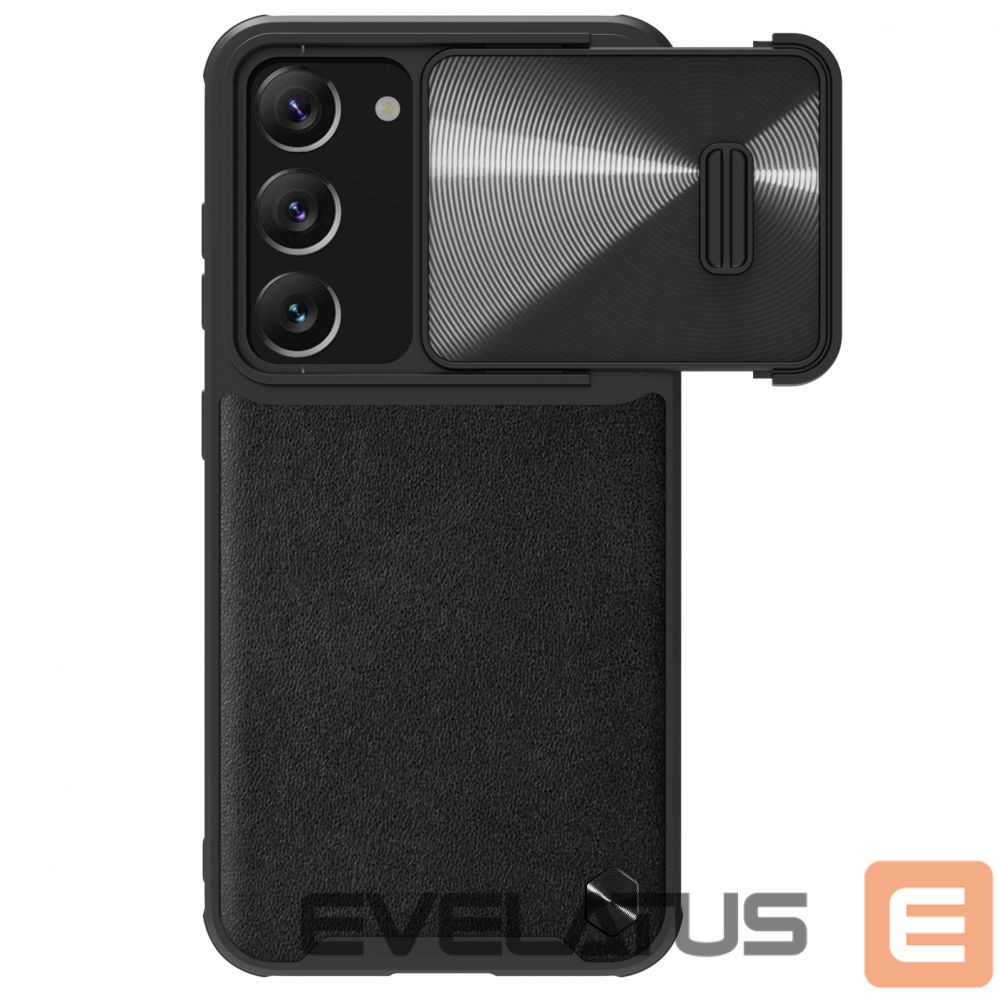 Чехол на заднюю панель Nillkin Nillkin CamShield Leather S Case for Samsung Galaxy S23+ cover with camera cover black