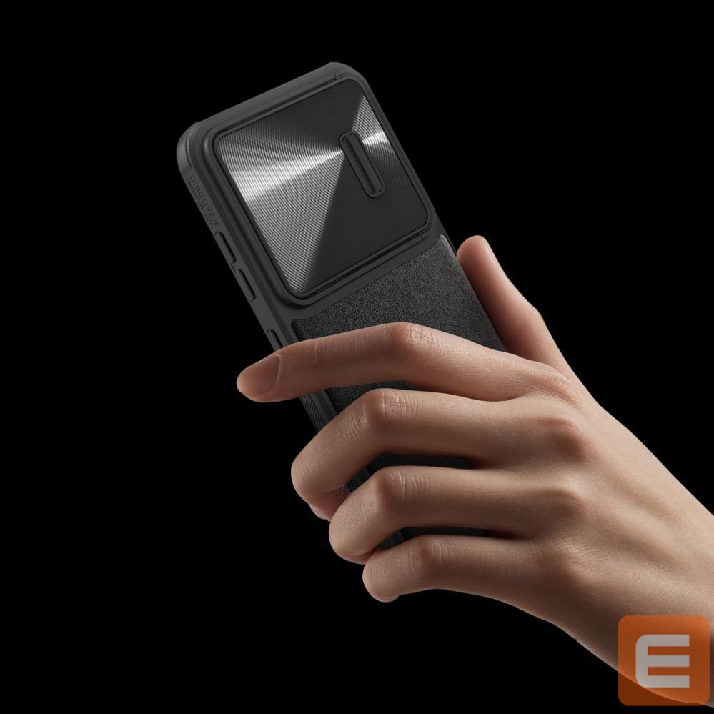 Чехол на заднюю панель Nillkin Nillkin CamShield Leather S Case for Samsung Galaxy S23+ cover with camera cover black