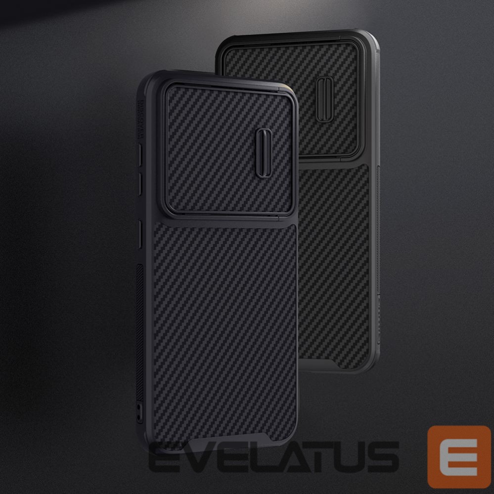 Чехол на заднюю панель Nillkin Nillkin Synthetic Fiber S Case for Samsung Galaxy S23, camera cover, black
