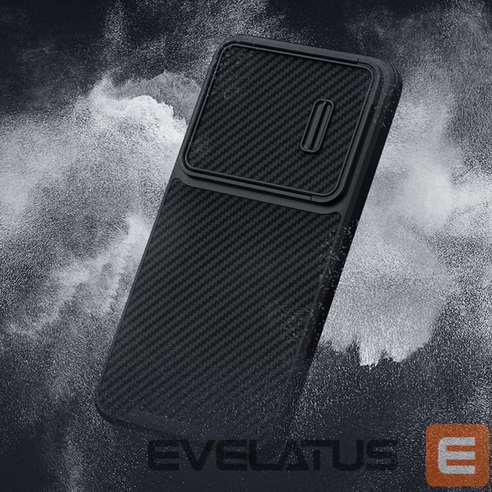 Чехол на заднюю панель Nillkin Nillkin Synthetic Fiber S Case for Samsung Galaxy S23, camera cover, black