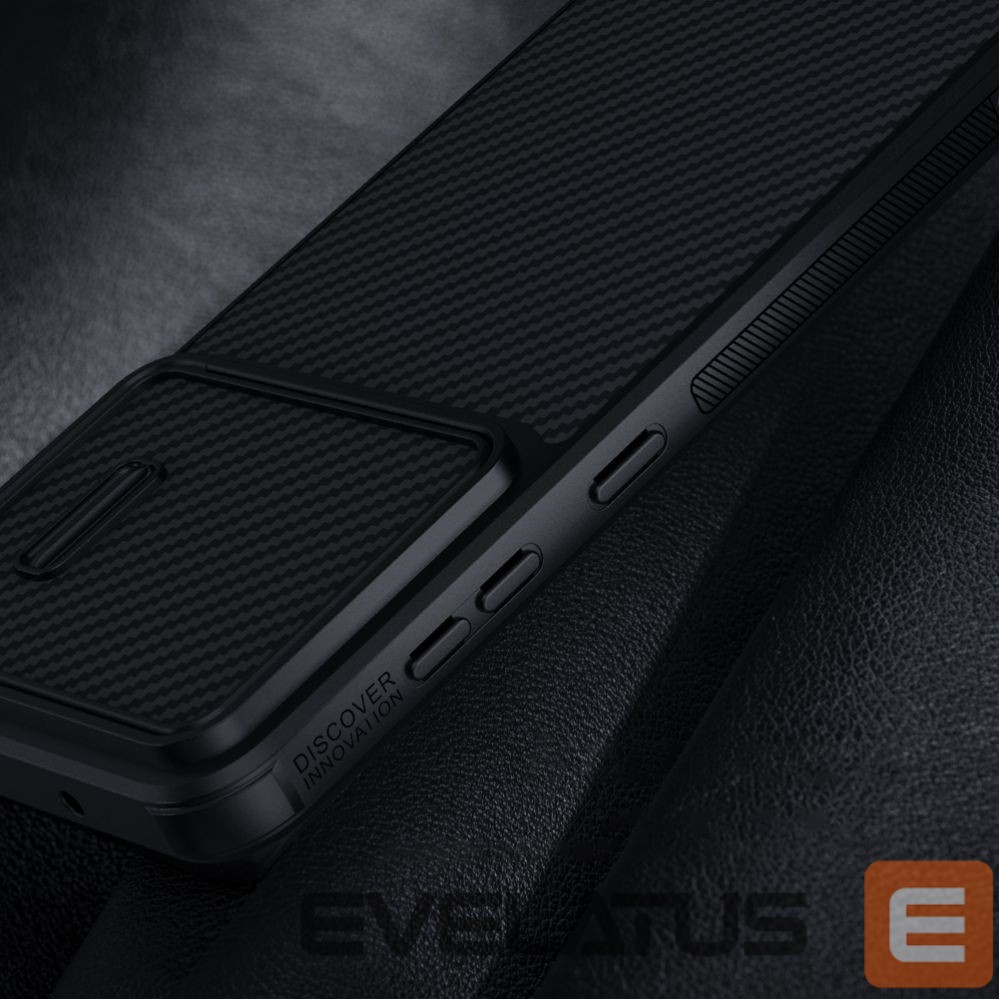 Чехол на заднюю панель Nillkin Nillkin Synthetic Fiber S Case for Samsung Galaxy S23+, camera cover, black