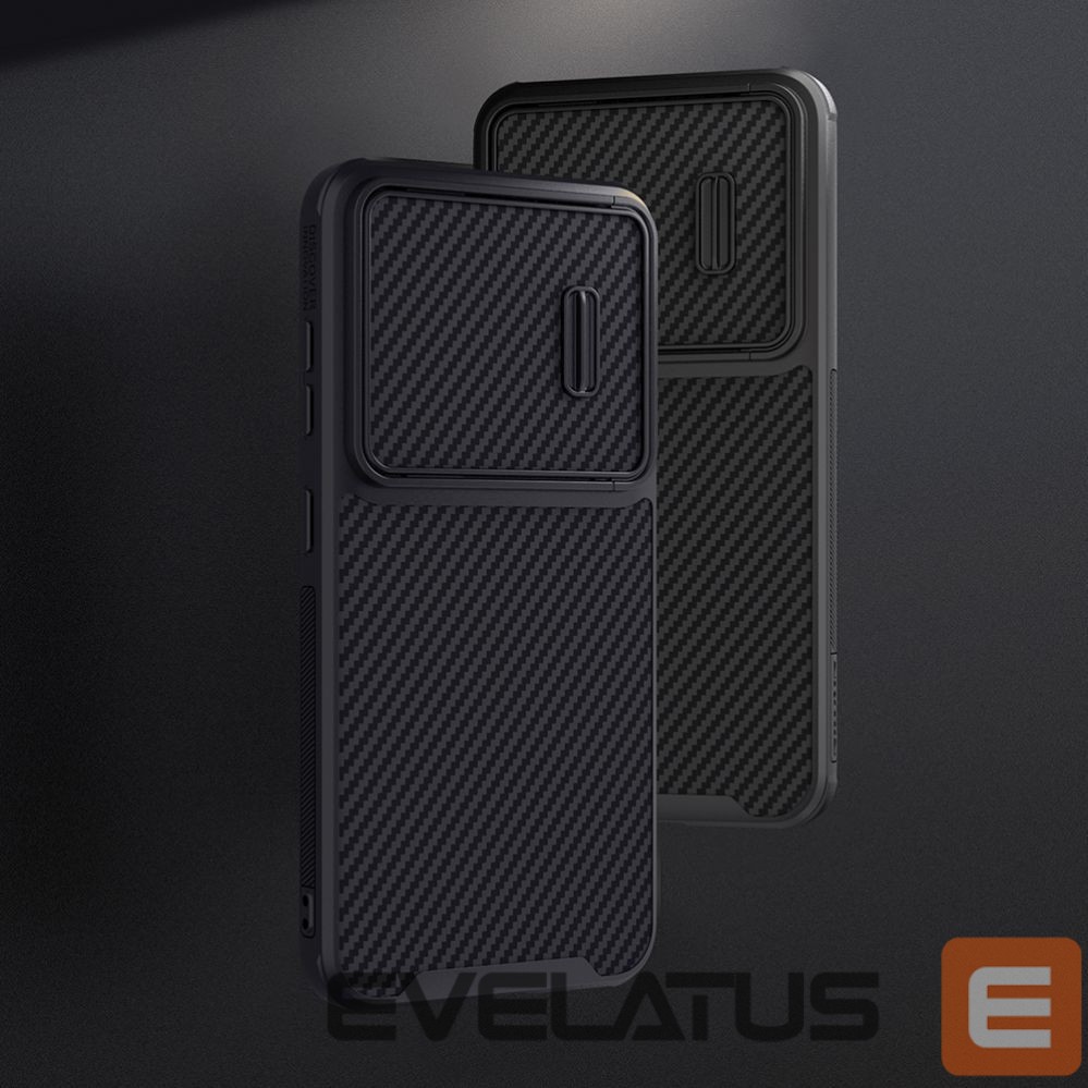Чехол на заднюю панель Nillkin Nillkin Synthetic Fiber S Case for Samsung Galaxy S23+, camera cover, black