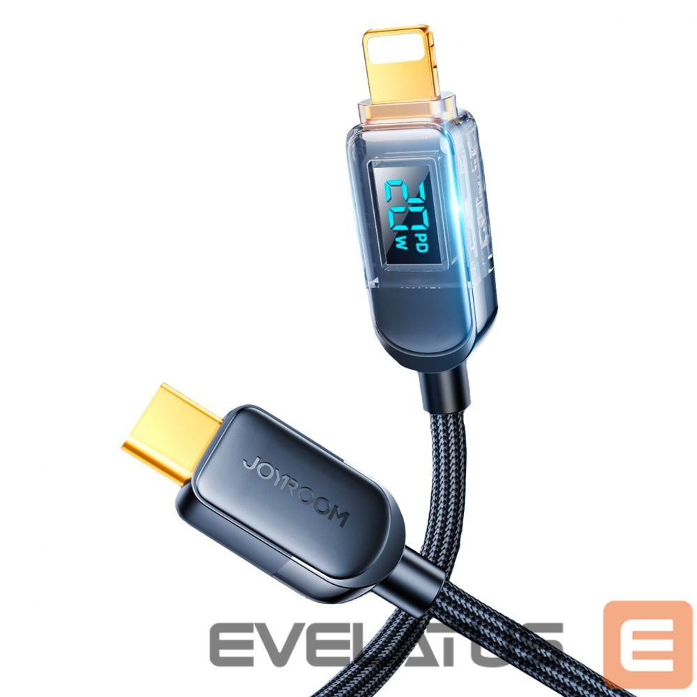 Кабель Joyroom Joyroom A4 USB-C / Lightning Cable 20W 1.2m with display - black