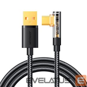 Кабель Joyroom  Joyroom Gaming Cable S-UC027A6 USB-C (angled) / USB-A (straight) 3A 1.2 m - black 