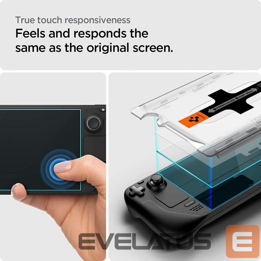 Защитное стекло Spigen Spigen Glas.tR EZ Fit Tempered Glass for Steam Deck