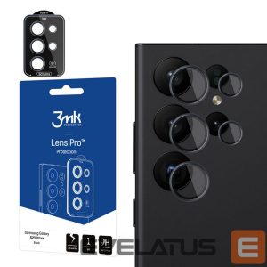 Защитное стекло 3MK  3mk Lens Protection Pro Camera Cover for Samsung Galaxy S23 Ultra - Black 