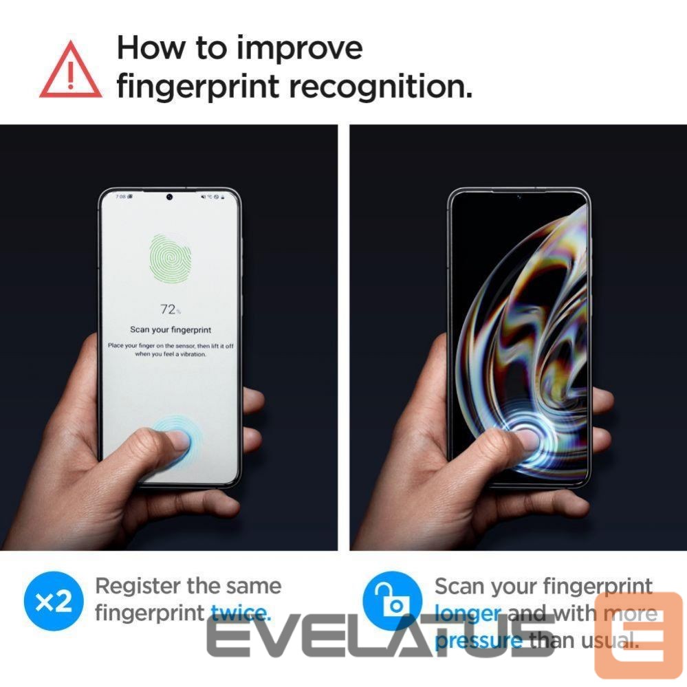 Защитное стекло Spigen Spigen Glas.tR EZ Fit tempered glass for Samsung Galaxy S23+ - 2 pcs.