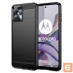 Чехол на заднюю панель Hurtel  Carbon Case for Motorola Moto G13 flexible silicone carbon cover black 