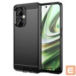 Чехол на заднюю панель Hurtel  Carbon Case case for OnePlus Nord CE 3 flexible silicone carbon cover black 