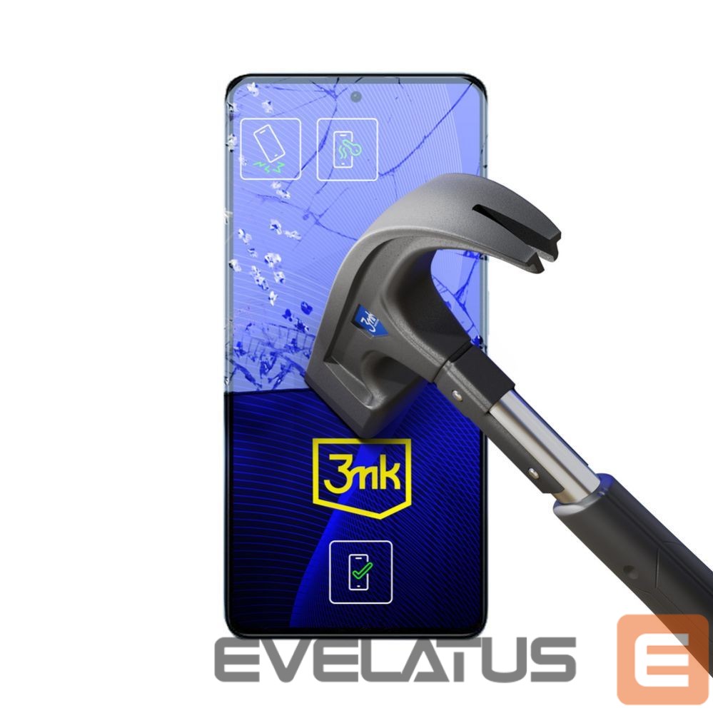 Защитное стекло 3MK Tempered glass for Xiaomi Redmi Note 12 Pro+ / Note 12 Pro hybrid flexi 7H 3mk FlexibleGlass series