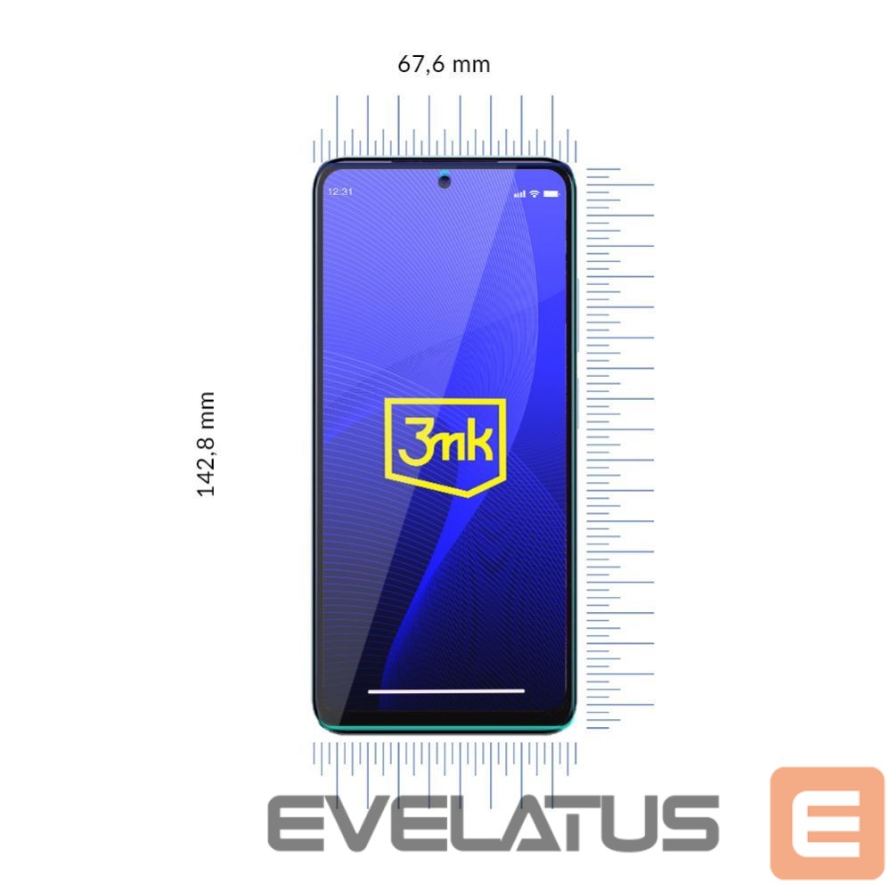 Защитное стекло 3MK Xiaomi Redmi Note 12s - 3mk FlexibleGlass