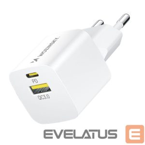 Адаптер Wozinsky  Wozinsky WWCEAC GaN USB-A USB-C 33W Wall Charger - White 