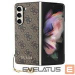 Чехол на заднюю панель Guess  Guess GUHCZFD5GF4GBR F946 Z Fold5 brown/brown hardcase 4G Charms Collection