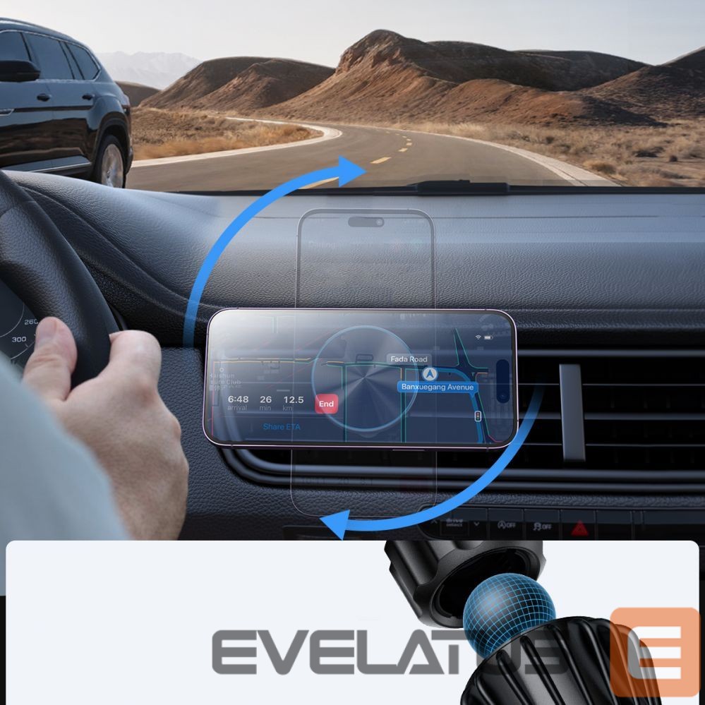 Кабель Joyroom Joyroom Magnetic Car Holder Wireless Charger 15W for Air Vent Black (JR-ZS240 Pro)