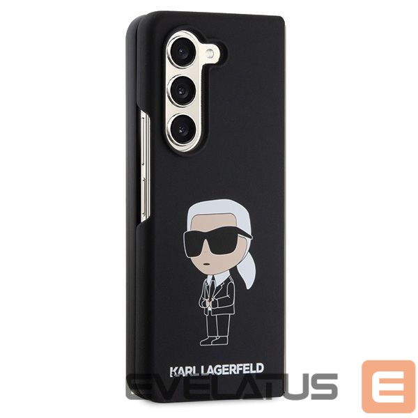 Чехол на заднюю панель Karl Lagerfeld Karl Lagerfeld KLHCZFD5SNIKBCK Z Fold5 hardcase black/black Silicone Ikonik