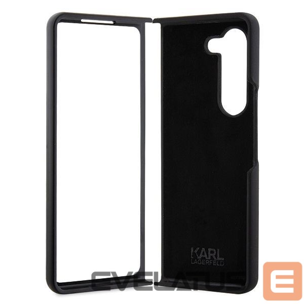 Чехол на заднюю панель Karl Lagerfeld Karl Lagerfeld KLHCZFD5SNIKBCK Z Fold5 hardcase black/black Silicone Ikonik
