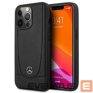 Чехол на заднюю панель Mercedes-Benz  Mercedes MEHCP15XARMBK iPhone 15 Pro Max 6.7" black/black hardcase Leather Urban 