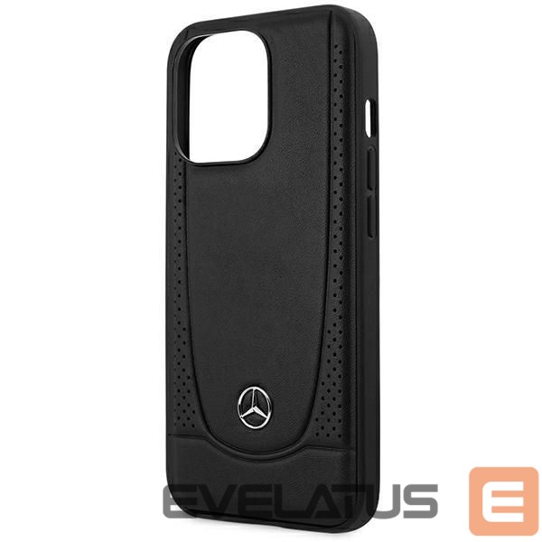 Чехол на заднюю панель Mercedes-Benz Mercedes MEHCP15XARMBK iPhone 15 Pro Max 6.7" black/black hardcase Leather Urban