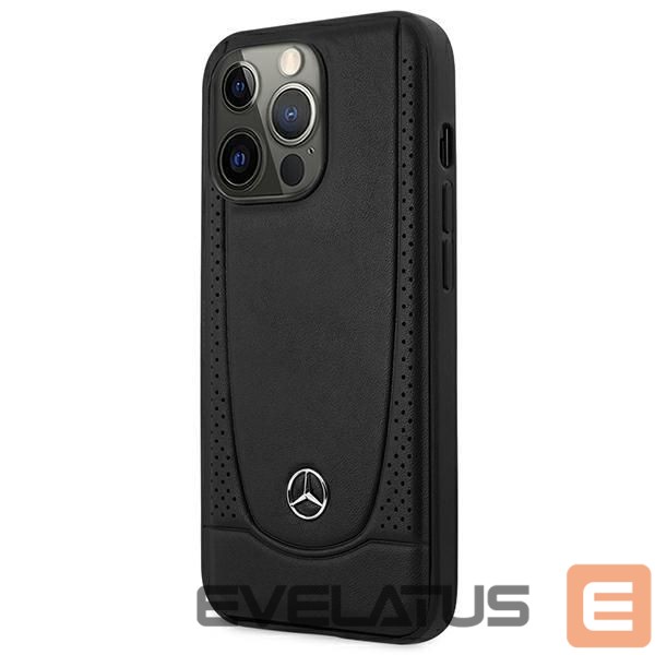 Чехол на заднюю панель Mercedes-Benz Mercedes MEHCP15XARMBK iPhone 15 Pro Max 6.7" black/black hardcase Leather Urban