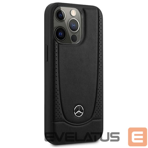 Чехол на заднюю панель Mercedes-Benz Mercedes MEHCP15XARMBK iPhone 15 Pro Max 6.7" black/black hardcase Leather Urban