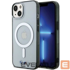 Чехол на заднюю панель BMW  BMW Silver Ring MagSafe iPhone 15 Case - Clear 