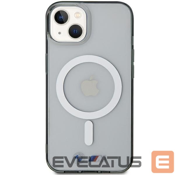 Чехол на заднюю панель BMW BMW Silver Ring MagSafe iPhone 15 Case - Clear