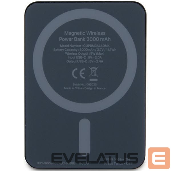 Другой аксессуар для телефона Mercedes-Benz Powerbank Mercedes Stars Pattern MagSafe 5W 3000mAh - black