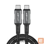 Кабель Acefast  Acefast C1-09 USB-C / USB-C USB4 PD3.1 cable 5A 1m - gray-black 