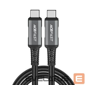 Кабель Acefast  Acefast C1-09 USB-C / USB-C USB4 PD3.1 cable 5A 1m - gray-black 