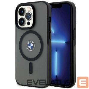 Чехол на заднюю панель BMW  BMW IML Signature MagSafe Case for iPhone 15 Pro - Black 