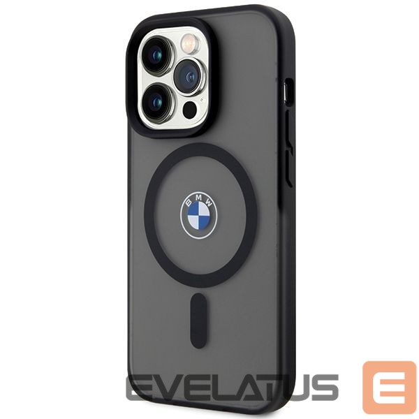 Чехол на заднюю панель BMW BMW IML Signature MagSafe Case for iPhone 15 Pro - Black