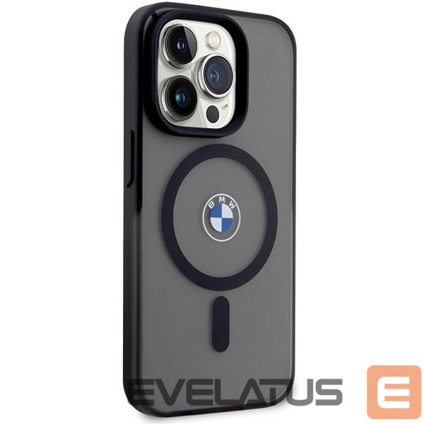Чехол на заднюю панель BMW BMW IML Signature MagSafe Case for iPhone 15 Pro - Black