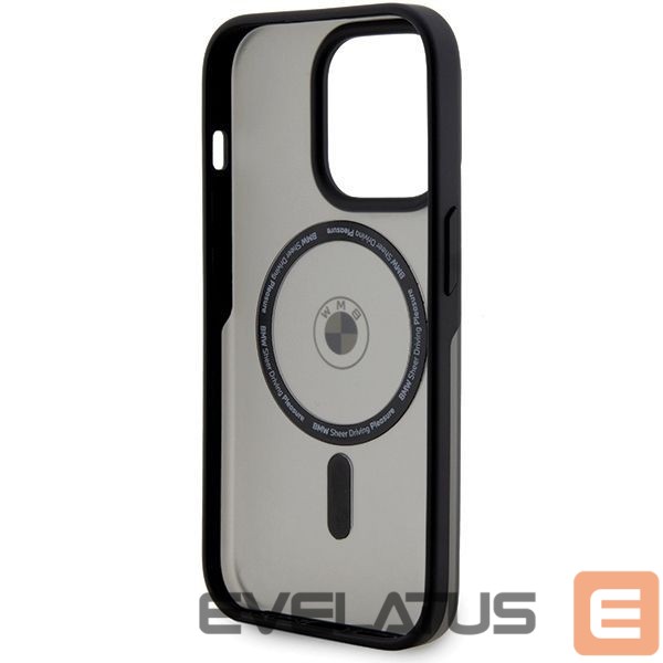 Чехол на заднюю панель BMW BMW IML Signature MagSafe Case for iPhone 15 Pro - Black