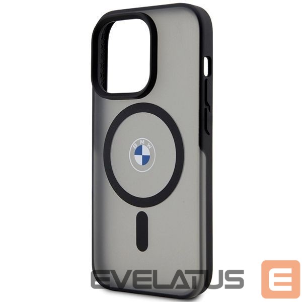 Чехол на заднюю панель BMW BMW IML Signature MagSafe Case for iPhone 15 Pro - Black
