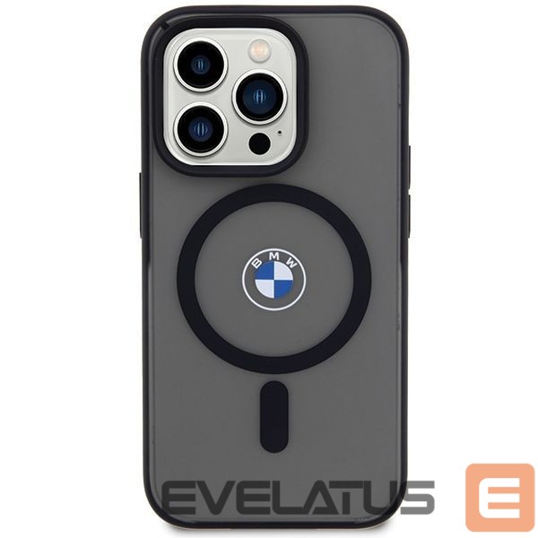 Чехол на заднюю панель BMW BMW IML Signature MagSafe Case for iPhone 15 Pro - Black