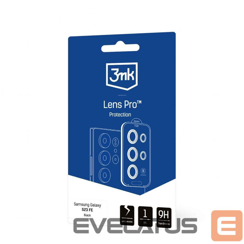 Защитное стекло 3MK Samsung Galaxy S23 FE - 3mk Lens Protection Pro Black
