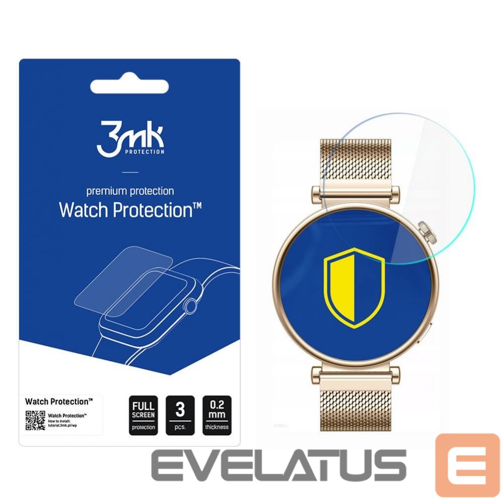 Защитное стекло 3MK Huawei Watch GT 4 41mm - 3mk Watch Protection v. FlexibleGlass Lite