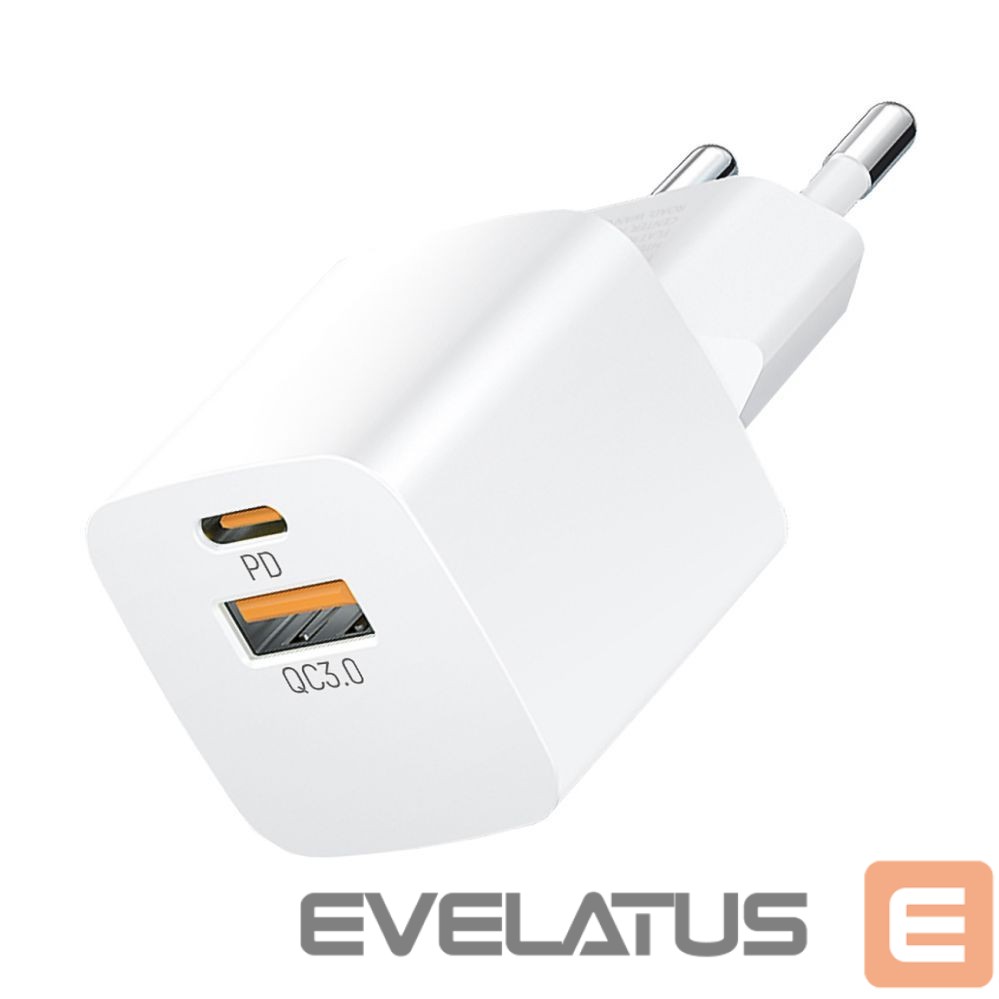 Адаптер Wozinsky Wozinsky CMWCW 20W USB-C / USB-A Wall Charger - White
