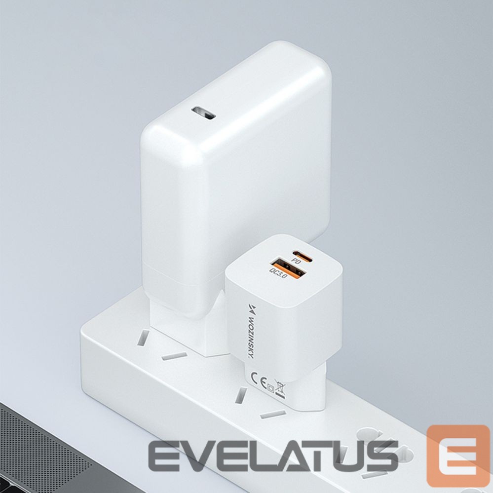 Адаптер Wozinsky Wozinsky CMWCW 20W USB-C / USB-A Wall Charger - White