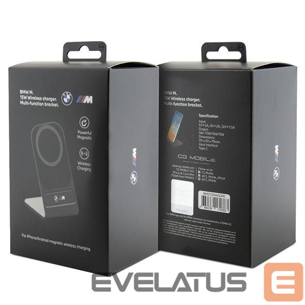Другой аксессуар для телефона BMW BMW nice. induction BMDCSMADGPK 15W black/black M Edition MagSafe