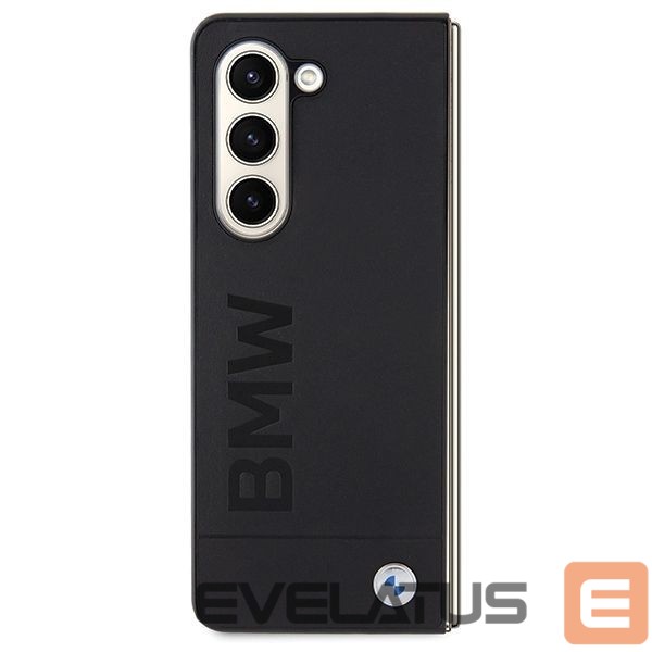Чехол на заднюю панель BMW BMW Signature Logo Imprint case for Samsung Galaxy Z Fold 5 - black