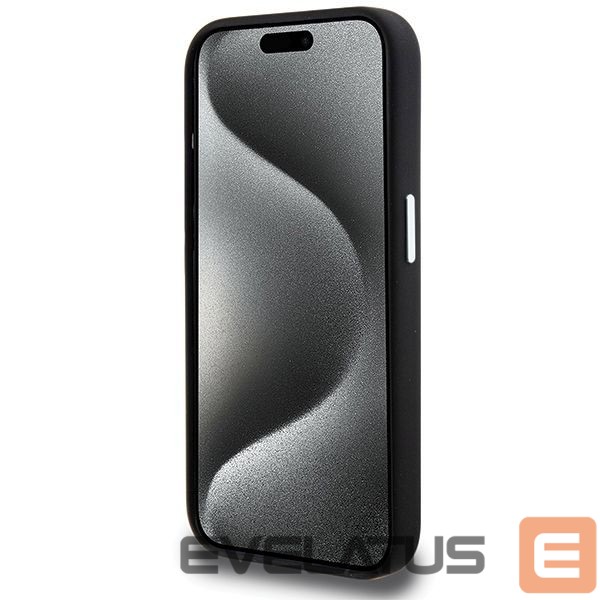Чехол на заднюю панель BMW BMW Signature Liquid Silicone MagSafe case for iPhone 15 Pro - black