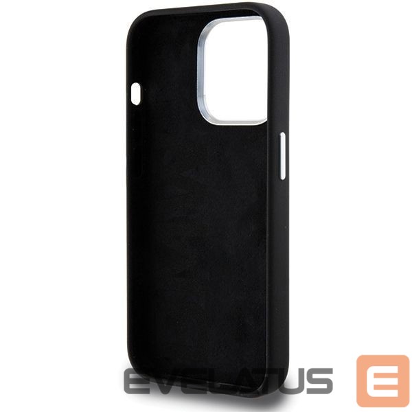 Чехол на заднюю панель BMW BMW Signature Liquid Silicone MagSafe case for iPhone 15 Pro - black